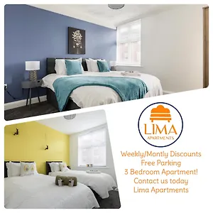 Lima Ltd-4 Beds-large -long Deal-business-parking Bournemouth